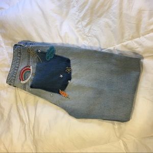 MOVING SALE❤️ UFO patch jeans 🛸✨